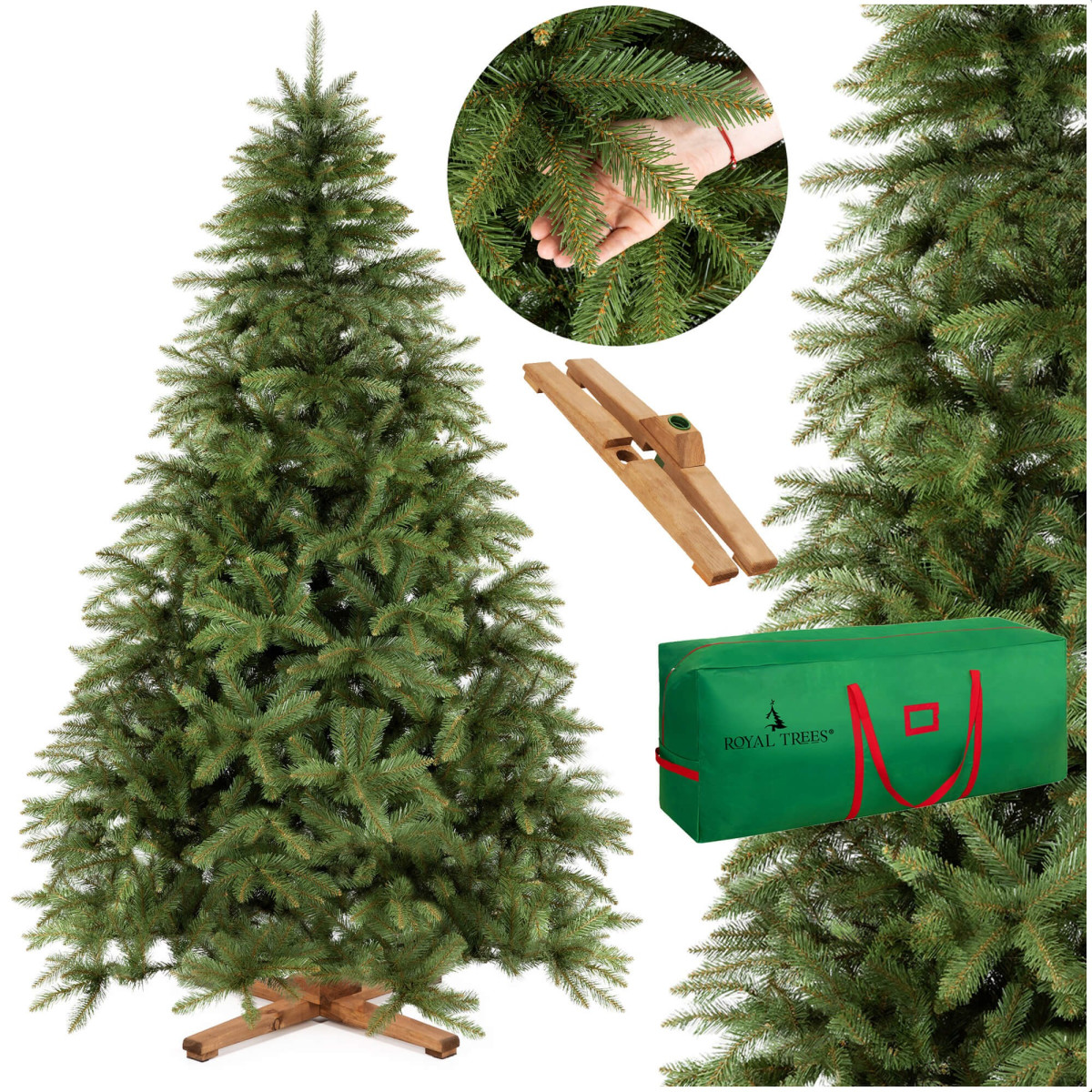 Tegelik jõulupuu Springos CT0243, Skandinaavia mänd Premium 240 cm