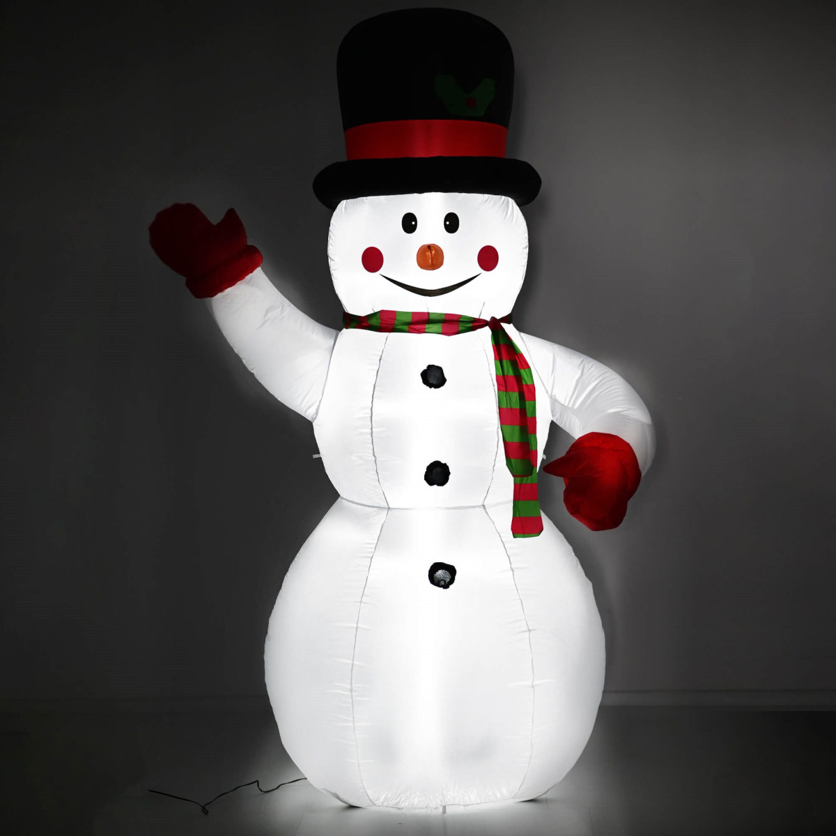 Täispuhutav Lumememm Springos CL4056 LED-valguse Dekoratsioon 180 cm