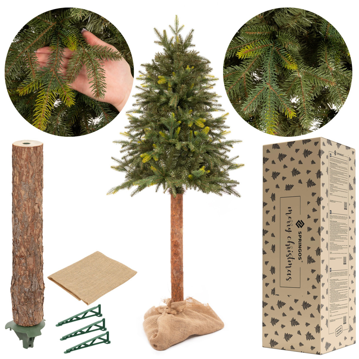 Tehiskuusk tüvel Springos CT0198, 150 cm