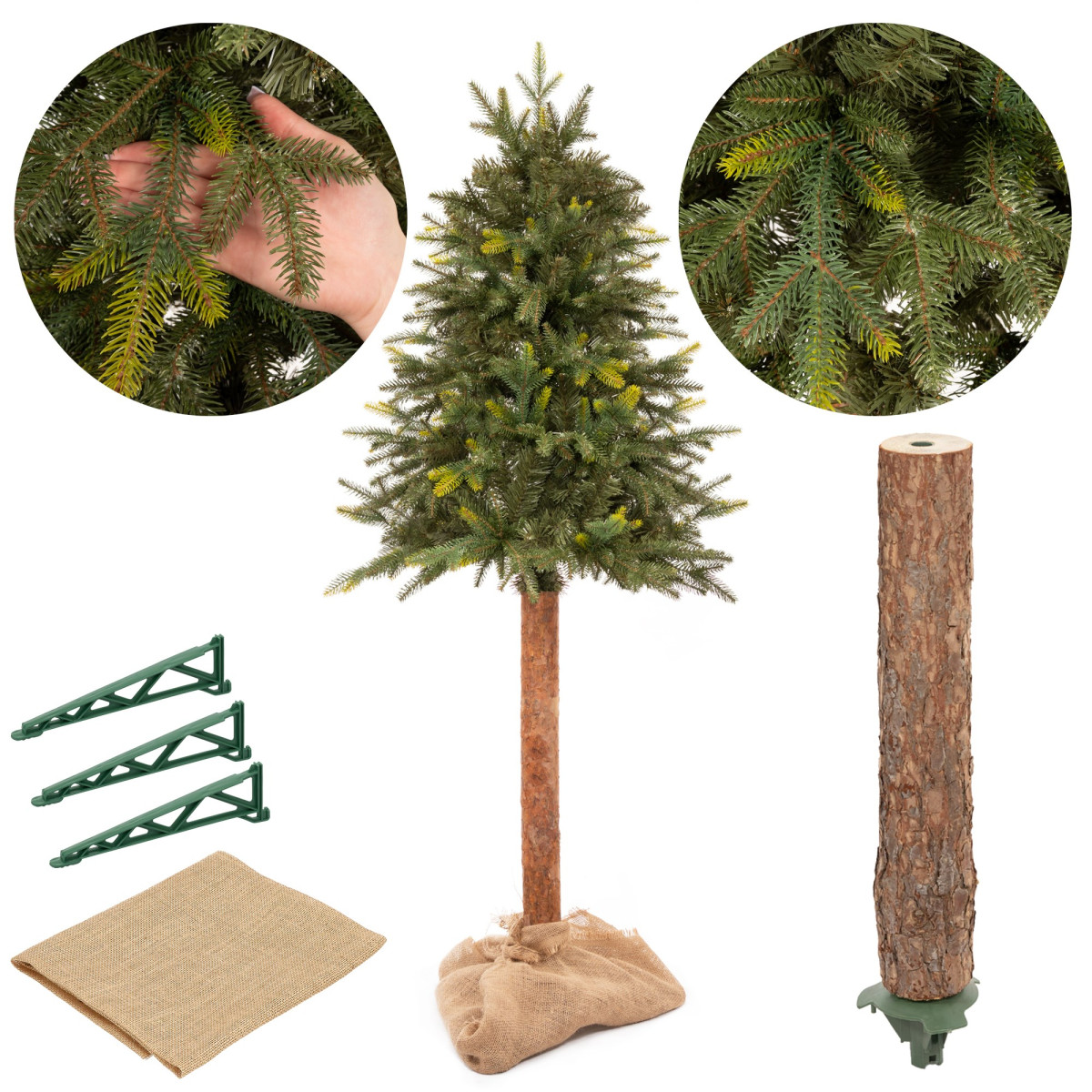 Tehiskuusk tüvel Springos CT0198, 150 cm