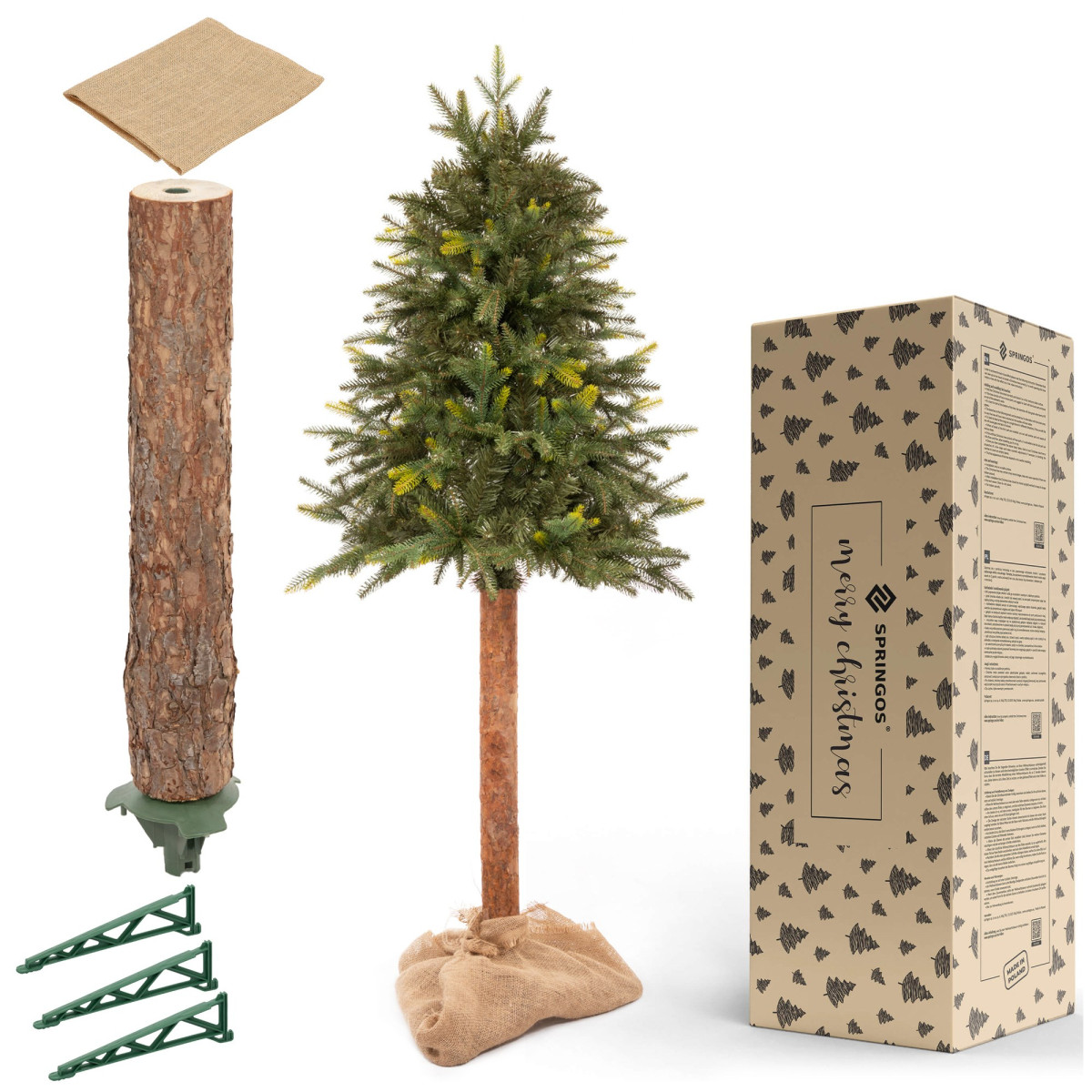 Tehiskuusk tüvel Springos CT0198, 150 cm