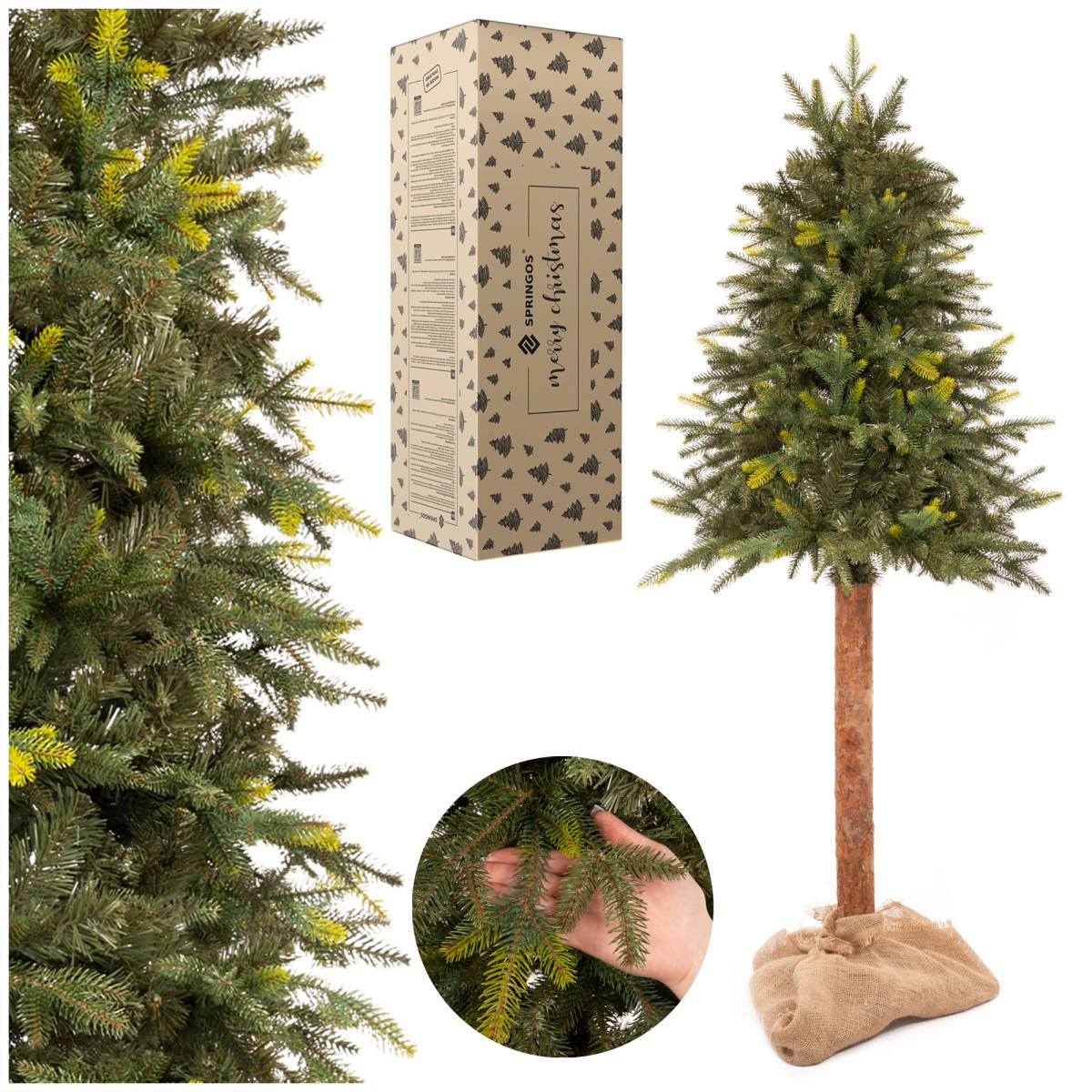 Tehiskuusk tüvel Springos CT0198, 150 cm