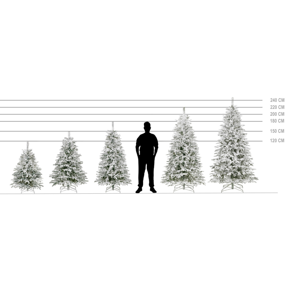 Tehislumega kuusepuu Springos CT0222, LUX 120 cm