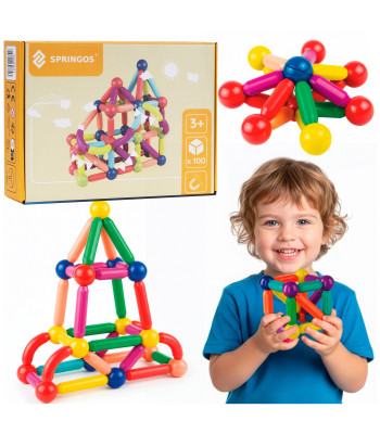 Magnetehituskomplekt 100 osa Springos KG0051