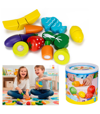 Springos KG0058 puidust mängukomplekt