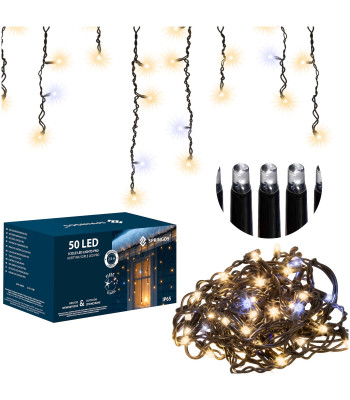 LED valguskardin 50 LED-iga (sookooled) Springos CL1239