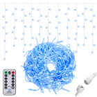 Valguskardin puldiga 300 LED-vanik