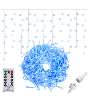 Valguskardin puldiga 300 LED-vanik