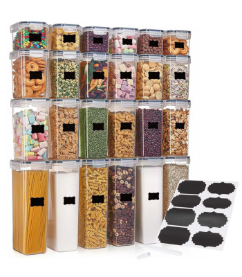 24-osaline toidukarbi komplekt kleebistega