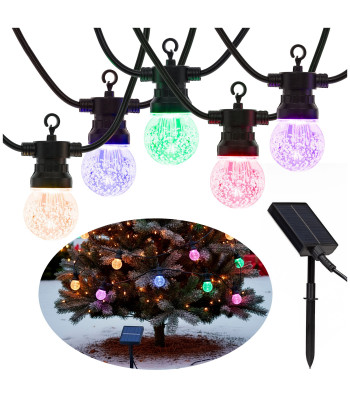 LED Pirnide Vanik Välitingimustesse 15 LED Multicolor CL1248 Springos