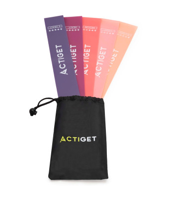 Treeningu vastupanukummide komplekt 5 tk ACT0105