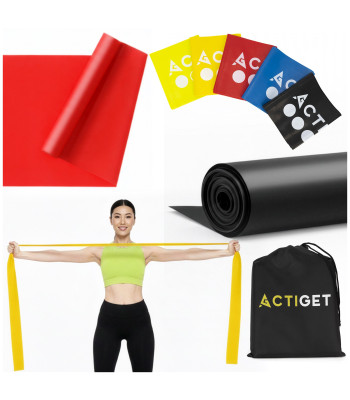 Treeningu vastupanukummide komplekt 5 tk ACT0106