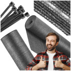 varjutusvõrk hele antratsiit 140 g/m² 1,5 x 10 m sn0070