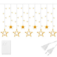 Jõulutähtede kardina valgustus Springos CL4133 138 LED