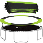 Springos batuudi kaitsekate tp-8ft 244 cm must-roheline