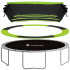 Springos batuudi kaitsekate tp-8ft 244 cm must-roheline