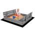 premium puidust liivakast komplekt sbp120set01x 120 x 120 cm