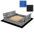 premium puidust liivakast komplekt sbp120set01x 120 x 120 cm