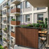 PVC maskeerimismatt 500x160 cm rõdule, terrassile, aiale, pruun