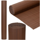 PVC maskeerimismatt 500x120 cm rõdule, terrassile, aiale, pruun