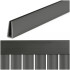 Kate, profiil 100 cm PVC-kattele rõdule, terrassile, aiale, tumehall