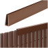 Kate, 100 cm profiil PVC maskeeriva katte jaoks rõdule, terrassile, aiale, pruun