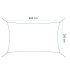 Tumehall päikesevarjupuri 4 x 2 m SN0059