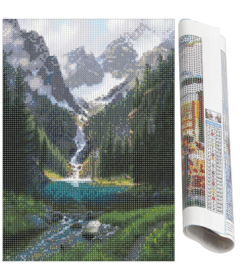 Kunstikomplekt teemantmaali jaoks Springos DP0039, 30x40 cm