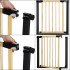 Turvavärav treppidele, pruun-must, Springos SG0012BC, 75–124 cm