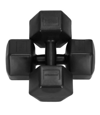 Kuusnurksed hantlid Springos FA1065, 2 x 10kg