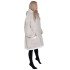 Kapuutsiga tekk, helehall, oversize, Springos HA7322