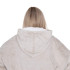 Kapuutsiga tekk, helehall, oversize, Springos HA7322
