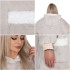 Kapuutsiga tekk, helehall, oversize, Springos HA7322