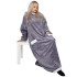 Suur kapuutsiga tekk – hoodie blanket, hall, oversize, Springos HA7328