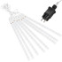 Sinine jääpurikavalguskett – CL1215 ICEL METEORS 144 LED, 8 tk