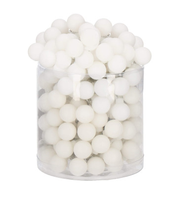 Valge LED-valguskett Springos CL0176, 50 LED