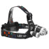 Laetav LED-pealamp CREE T6 LED-idega, musta värvi, Springos CS0059 T6