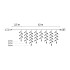 Jääpurikate valguskett ICIPLE CARTIN – CL0303, 300 LED