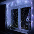 Jõulutuled – külmvalged jääpurikatuled, Springos CL0334, 3 × 3 m, 300 LED-i