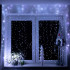 Jõulutuled – külmvalged jääpurikatuled, Springos CL0334, 3 × 3 m, 300 LED-i