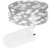 Jõulutuled mikrotraadil patareidega, külm valge, 30 LED