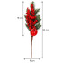 Jõulukaunistus Springos® CA1075, 32 cm
