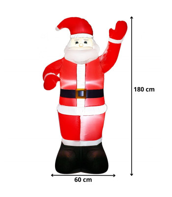 Puhutav jõulumemm LED-valgustusega – Springos CL4057, 180 cm, IP44