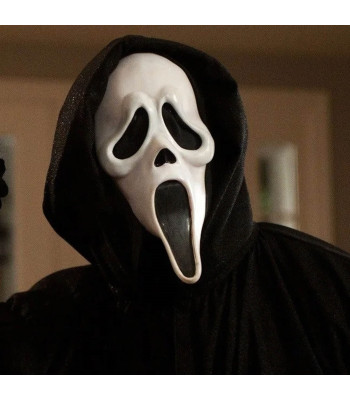 Halloweeni dekoratiivmask kapuutsiga, Scream, õudus, Springos HA5232