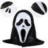 Halloweeni dekoratiivmask kapuutsiga, Scream, õudus, Springos HA5232