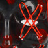 Valgustusega Halloweeni mask Springos HA5234
