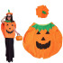 Halloweeni kõrvitsakostüüm mütsiga, 2-osaline, Springos HA5223