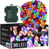 Akutoitel LED-valguskett, mitmevärviline, 50 LED-i, CL4029, 5 m