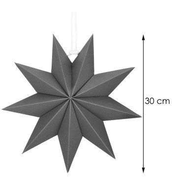 Dekoratiivne paberist täht, CA1105, 30 cm
