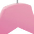 Puidust riidepuud, 3 tk, puuderroosa, Springos HG0006, 43 × 21,5 cm, 13 mm